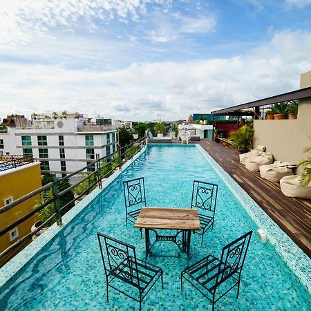 Be Playa Hotel Boutique & Rooftop Bar Playa del Carmen Exterior foto