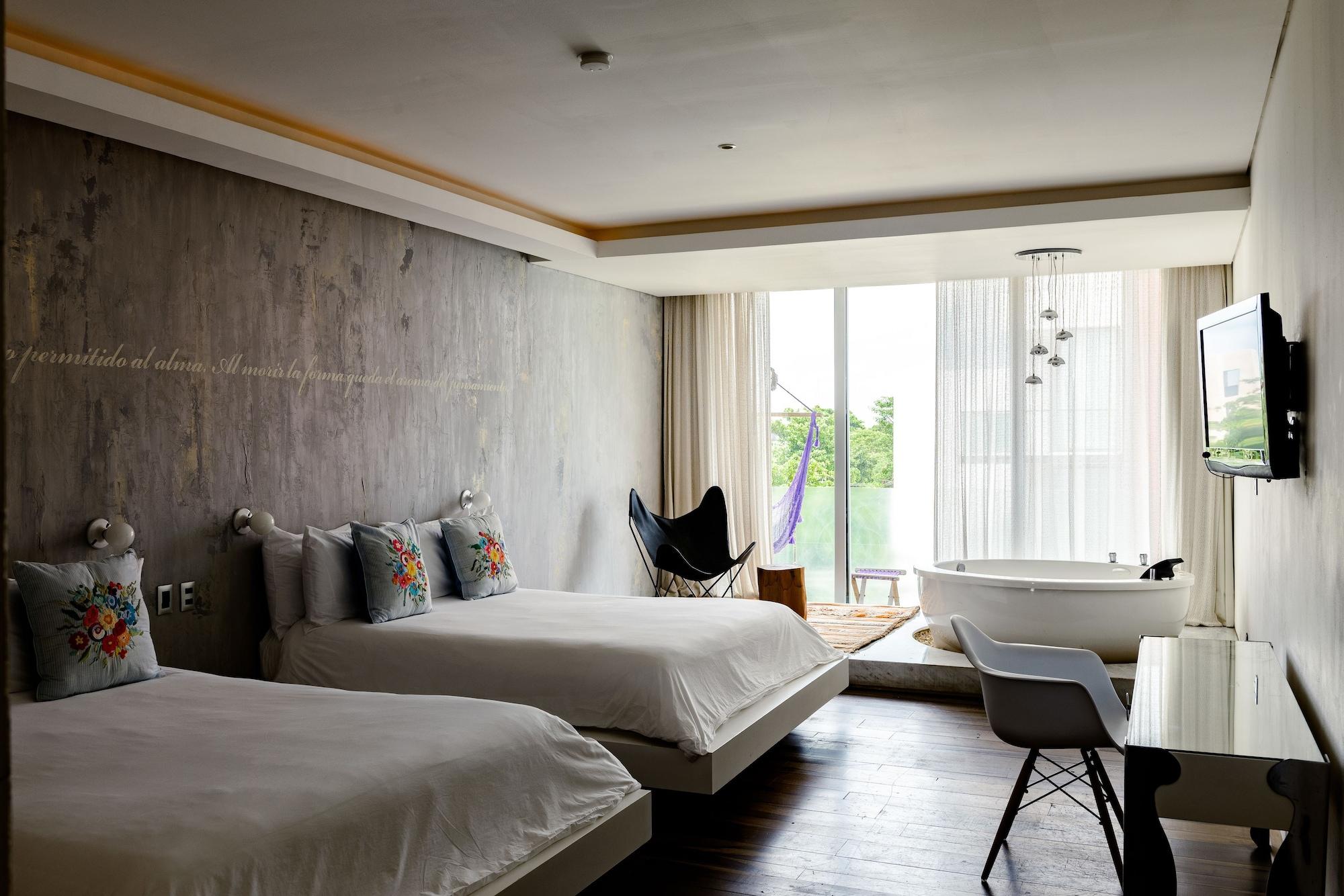 Be Playa Hotel Boutique & Rooftop Bar Playa del Carmen Exterior foto