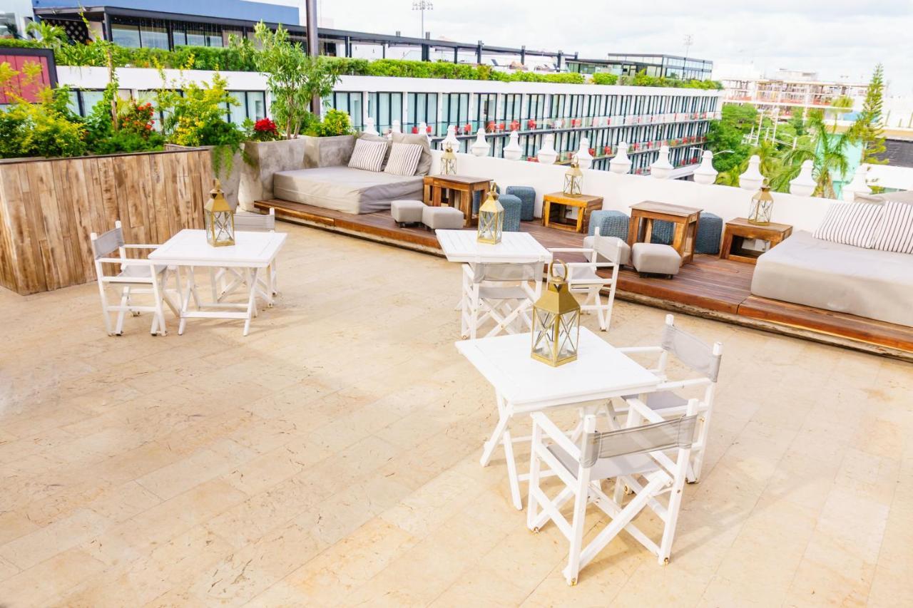 Be Playa Hotel Boutique & Rooftop Bar Playa del Carmen Exterior foto